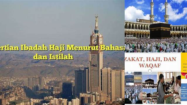 Pengertian Haji Menurut Istilah