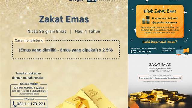 Panduan Menghitung Zakat Emas, Mudah dan Akurat