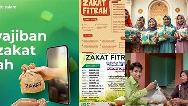 Persentase Pembagian Zakat Fitrah yang Tepat, Bantu Mereka yang Membutuhkan