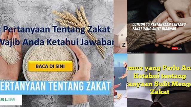 Cara Mengatasi Pertanyaan Sulit tentang Zakat