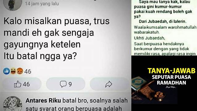 Pertanyaan Tentang Puasa