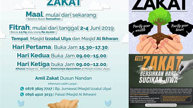 Membuat Poster Zakat yang Menarik dan Efektif