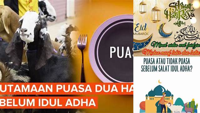 Puasa 1 Hari Sebelum Idul Adha