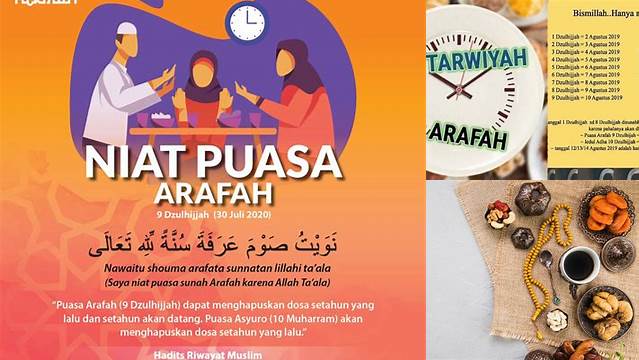 Puasa Arafah Kapan