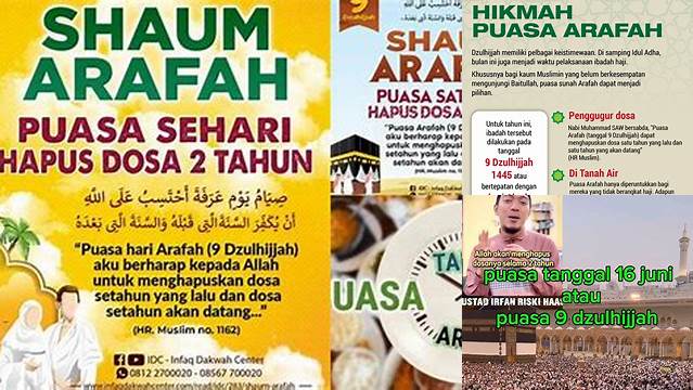 Puasa Arafah Tgl