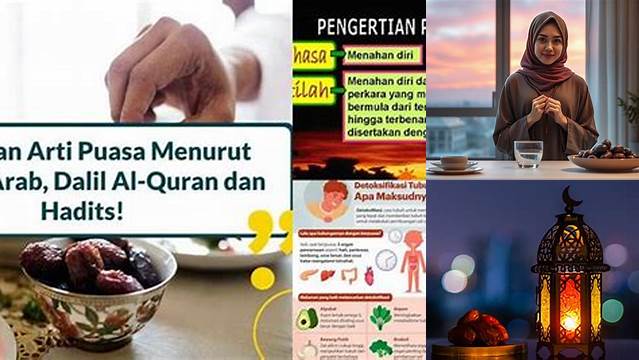 Puasa Dalam Arti Bahasa Adalah