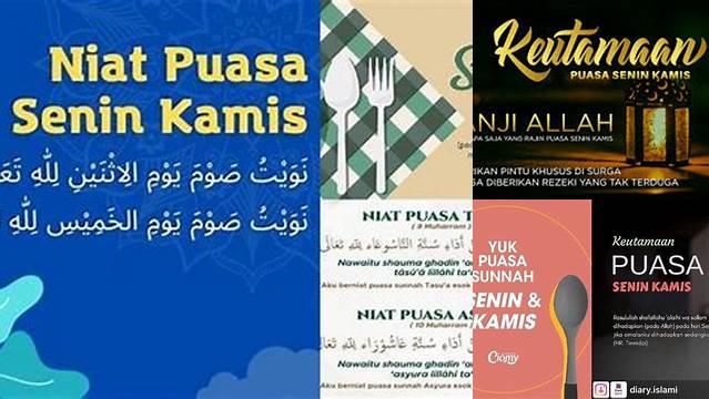 Puasa Kamis Niatnya