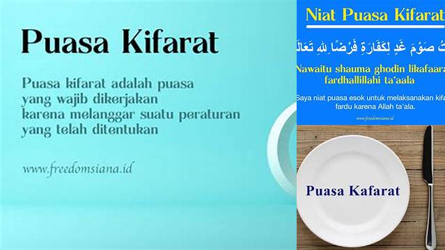 Puasa Kifarat Adalah