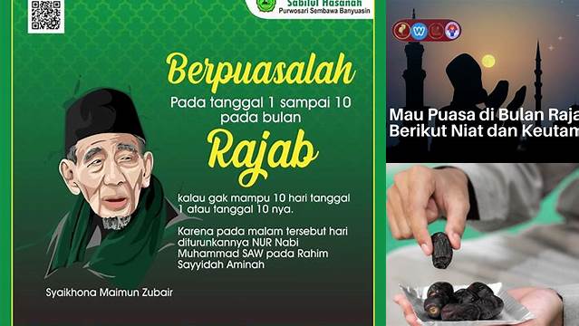 Puasa Rajab Berapa Hari