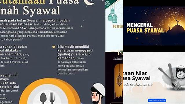 Puasa Syawal Dilaksanakan Sesudah Tanggal