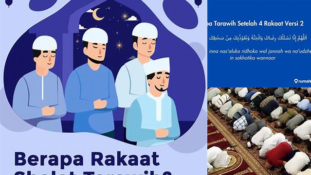 Panduan Tarawih: Rakaat Tarawih Paling Sedikit untuk Keberkahan Ramadan