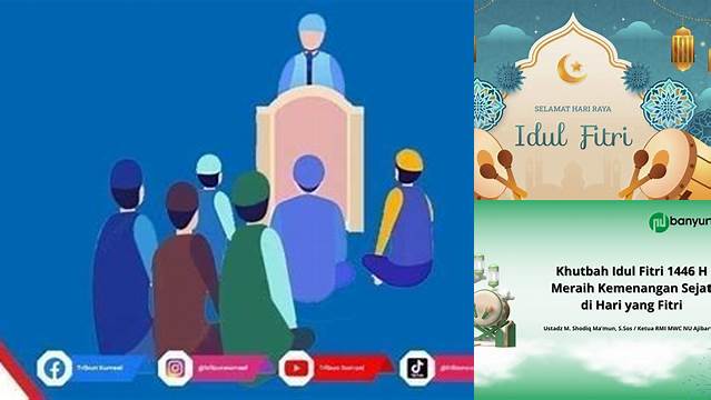 Rukun Khutbah Idul Fitri