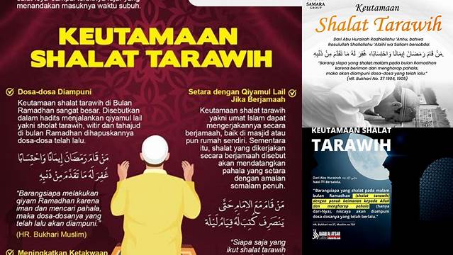 Rahasia 3 Keutamaan Shalat Tarawih yang Mengubah Hidup Anda