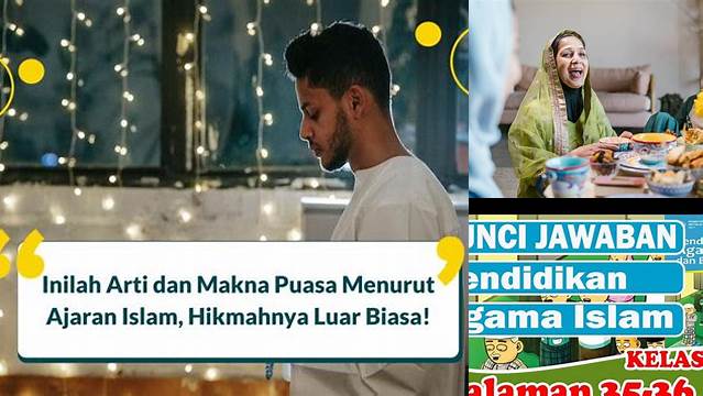 Sebutkan Arti Puasa Menurut Ajaran Islam