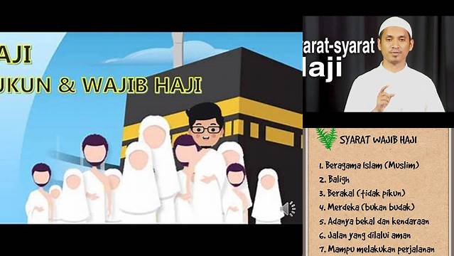 Sebutkan Syarat Sah Haji