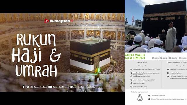 Syarat Wajib Umrah yang Wajib Diketahui!