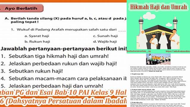 Tiga Hikmah Utama Haji dan Umrah