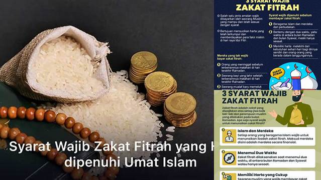 Cara Tepat Tunaikan Zakat Fitrah: Ketahui 3 Syarat Wajibnya!