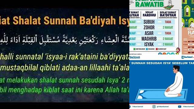 Cara Shalat Setelah Isya Sebelum Tarawih: Panduan Lengkap