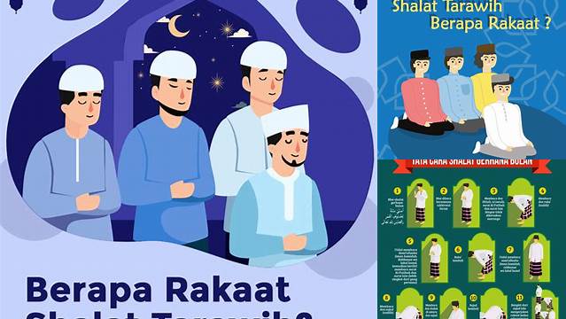 Cara Shalat Tarawih 4 Rakaat yang Benar