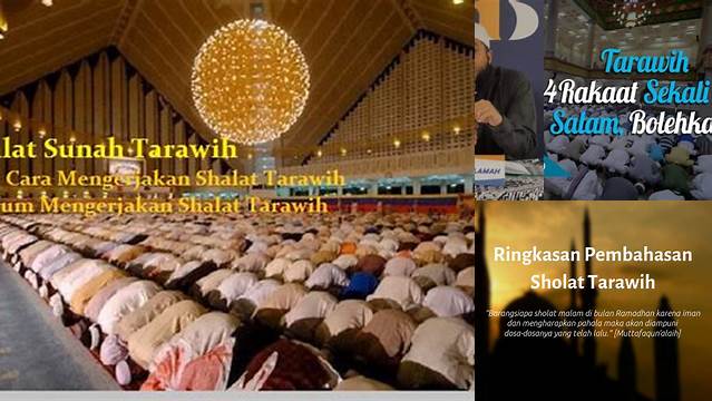 Shalat Tarawih Hukumnya