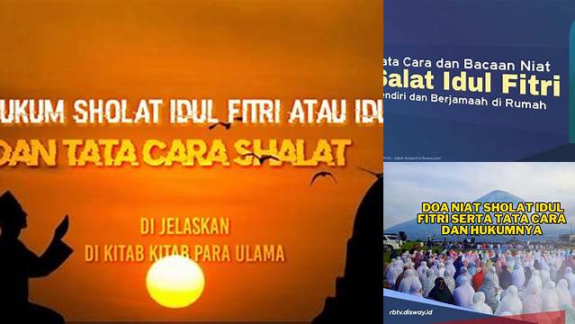 Sholat Idul Fitri Hukumnya