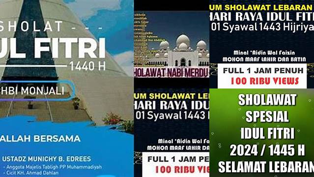 Sholawat Idul Fitri