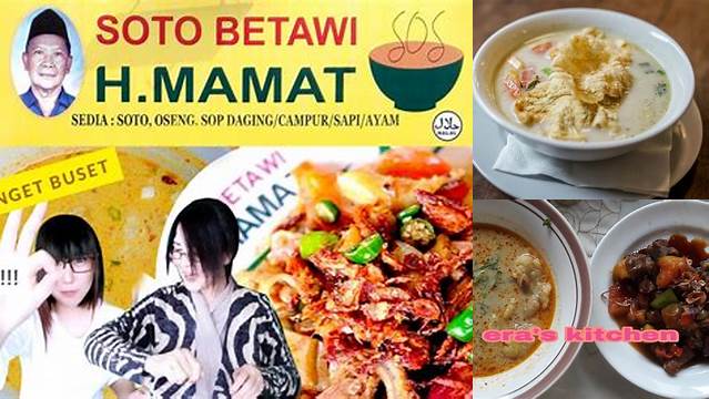 Panduan Lengkap Soto Haji Mamat: Kuliner Legendaris Khas Lamongan