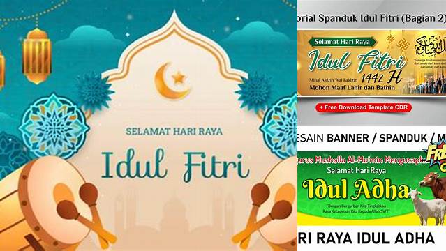 Spanduk Hari Raya Idul Fitri