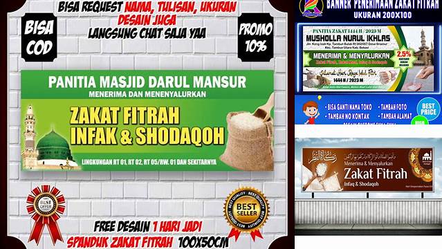 Cara Efektif Bikin Spanduk Zakat Fitrah yang Menarik