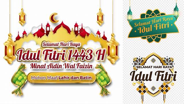 Stiker Selamat Hari Raya Idul Fitri