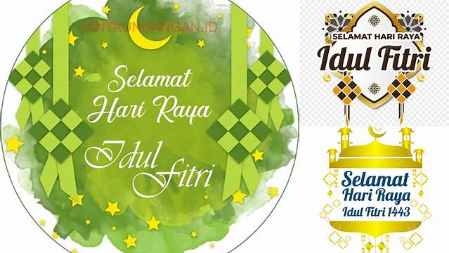 Stiker Ucapan Idul Fitri