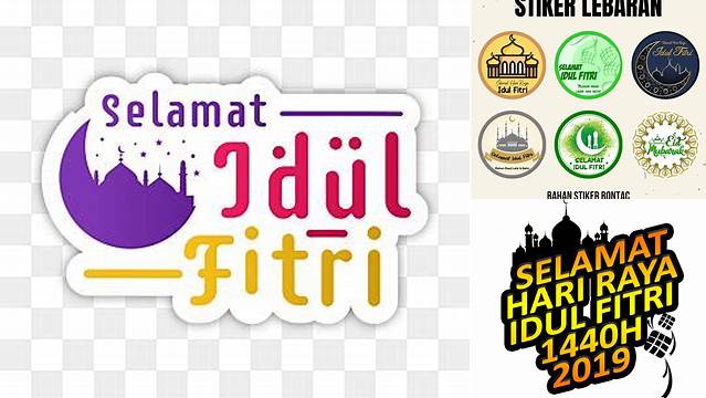 Stiker Wa Idul Fitri