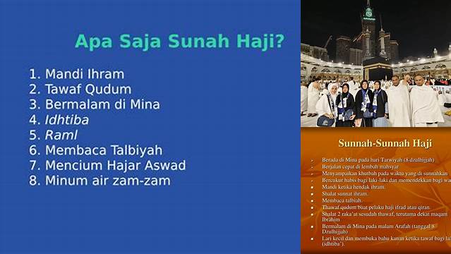 Sunnah Haji Adalah