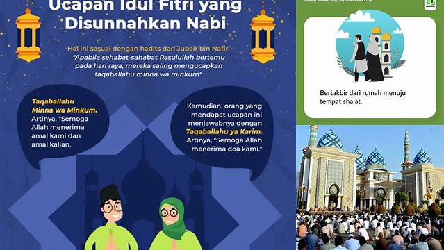 Sunnah Sebelum Shalat Idul Fitri