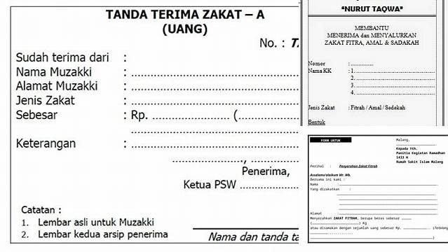 Begini Cara Dapatkan Tanda Terima Zakat Fitrah yang Sah