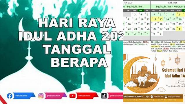 Tanggal Hari Raya Idul Adha