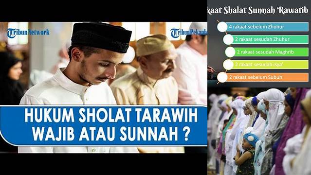 Tarawih Sunnah Atau Wajib