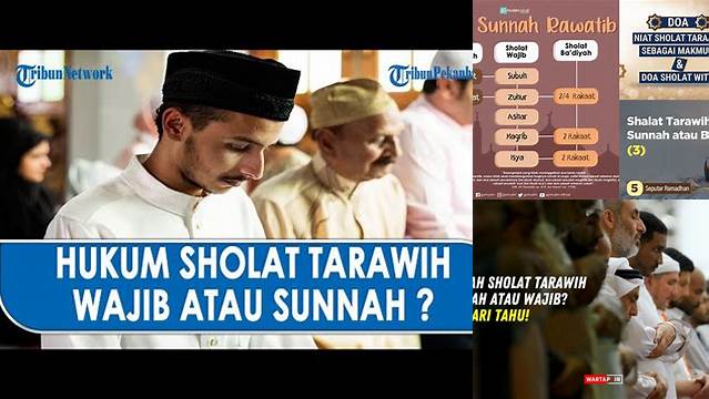 Tarawih: Wajib atau Sunnah? Panduan Lengkap