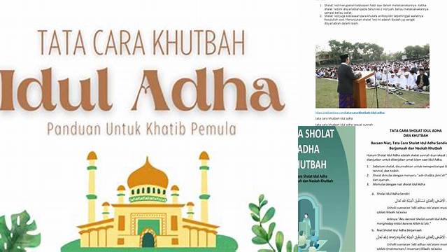 Tata Cara Khutbah Idul Adha