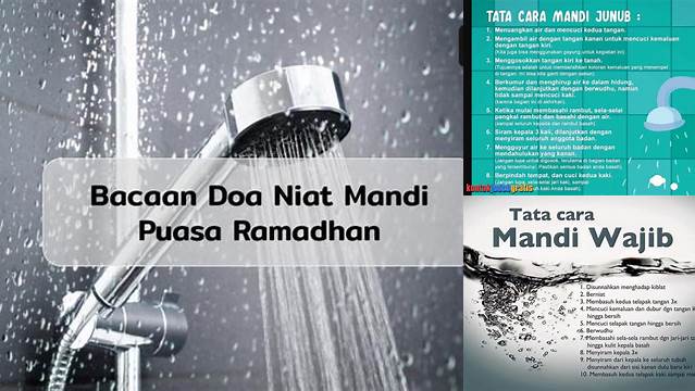 Tata Cara Mandi Puasa Ramadhan