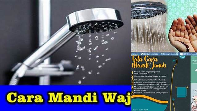 Tata Cara Mandi Wajib Idul Fitri