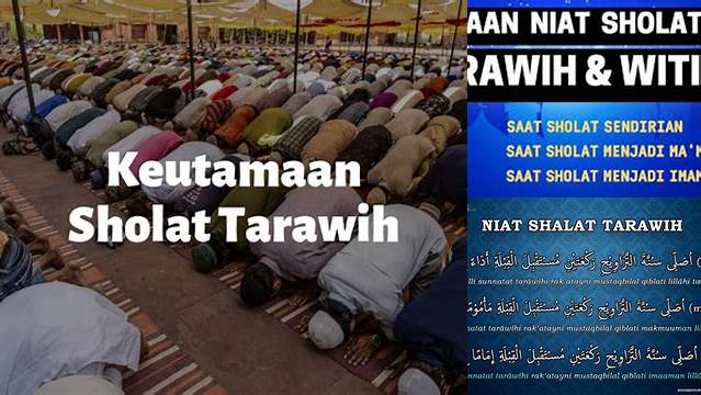 Panduan Tata Cara Sholat Tarawih dan Witir untuk Bulan Ramadhan