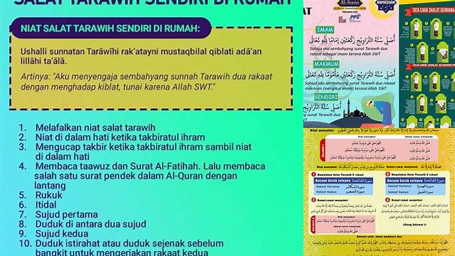 Tata Cara Tarawih