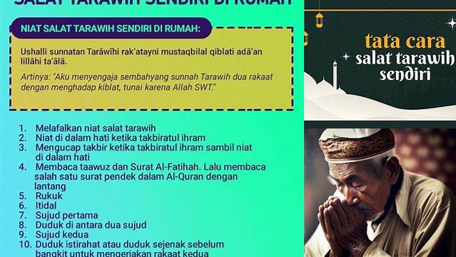 Panduan Lengkap Tata Cara Tarawih Sendiri di Rumah