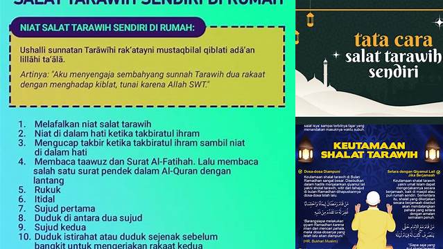 Tatacara Salat Tarawih