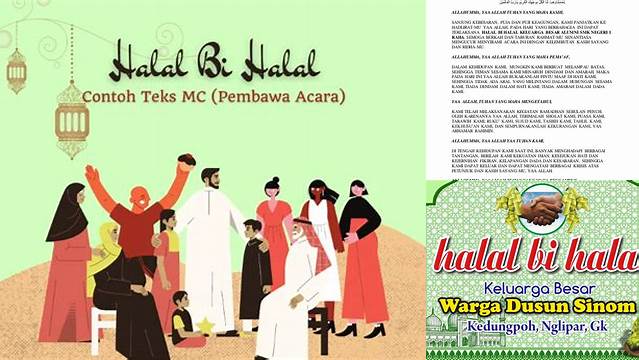 Teks Mc Halal Bihalal Idul Fitri