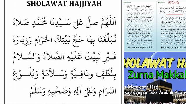 Panduan Teks Sholawat Haji Lengkap untuk Ibadah Haji yang Sempurna