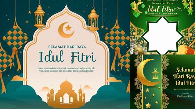 Template Video Ucapan Idul Fitri