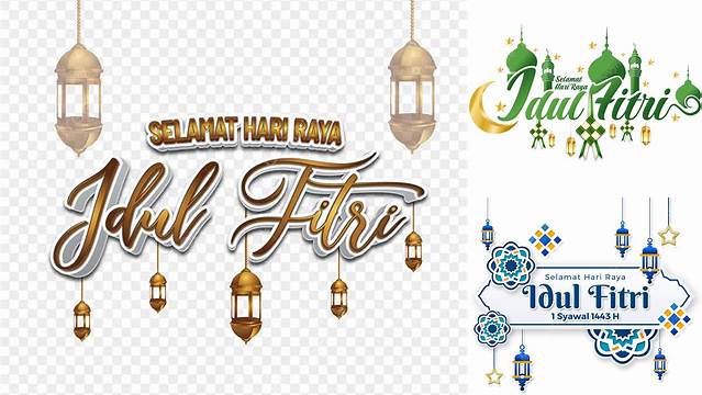 Tulisan Selamat Hari Raya Idul Fitri